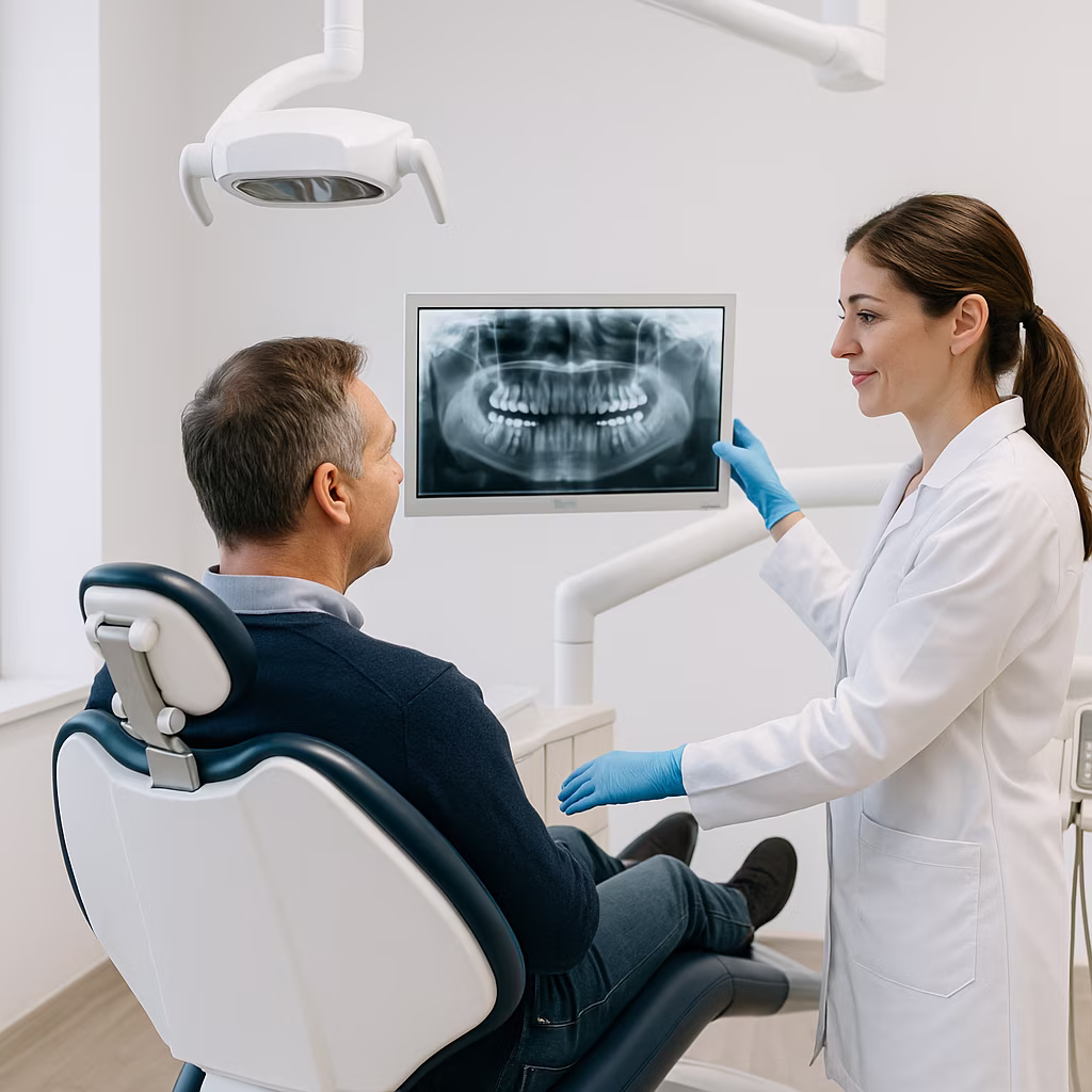 Illustration of a modern office representing Upland Dental Group And Implant Center